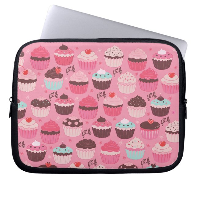 Capa Para Notebook Fluffcakes- Bolsa de laptop (Frente)