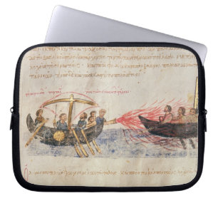 Capa Para Notebook Fogo grego (velino)