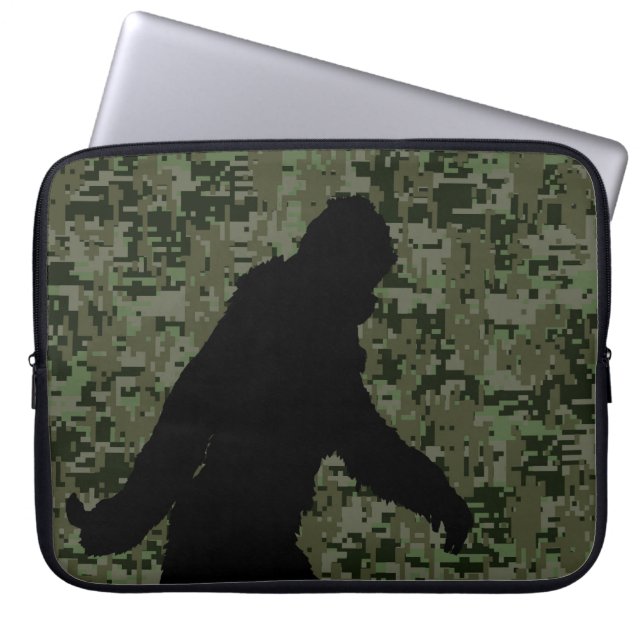 Capa Para Notebook Foi esmagado na Camuflagem Azul Digital (Frente)