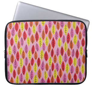 Capa Para Notebook Folha Colorida Deixa Pink Padrão