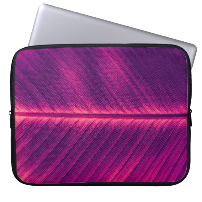 Capa Para Notebook Folha de abstrato Palm: Veia Tonelada (Frente)