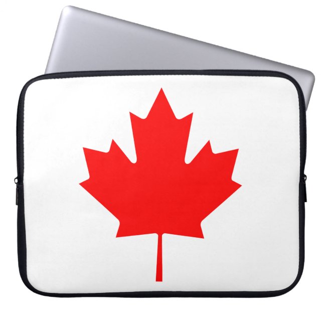 Capa Para Notebook Folha de Bordo do Canadá (Frente)