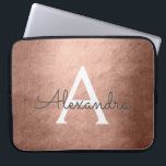 Capa Para Notebook Folha Metálica Dourada Rosa Rosa Rosa Rosa Rosa Ro<br><div class="desc">Mala Dourada Rosa Rosa Rosa,  Cor-de-rosa,  de folha metálica Elegante. Esse caso pode ser personalizado para incluir seu nome inicial e próprio. Se você quiser combinar itens,  contate o designer.</div>