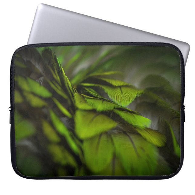 Capa Para Notebook Folha verde (Frente)