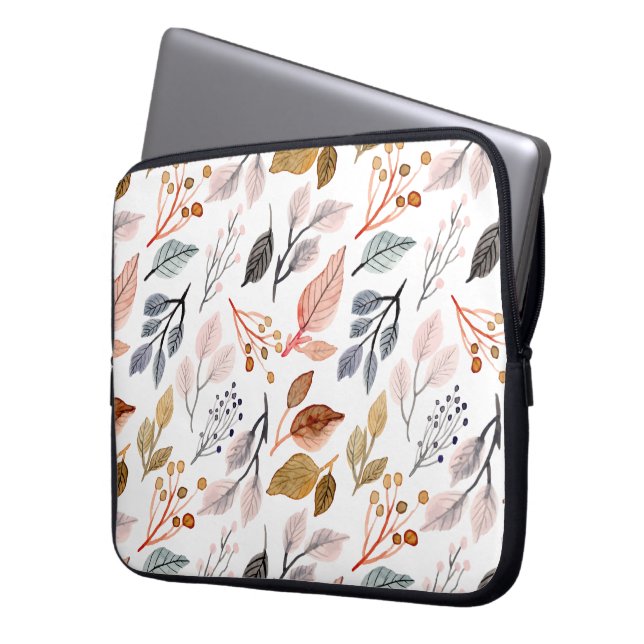 Capa Para Notebook folhas de árvore (Frente Esquerda)
