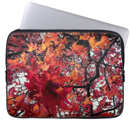 Capa Para Notebook Folhas de laranja