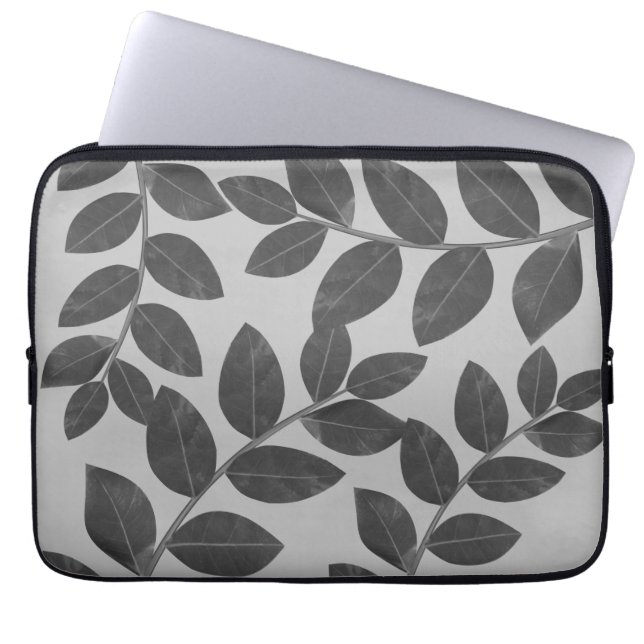 Capa Para Notebook Folhas de Louro Modernas & Elegantes (Frente)