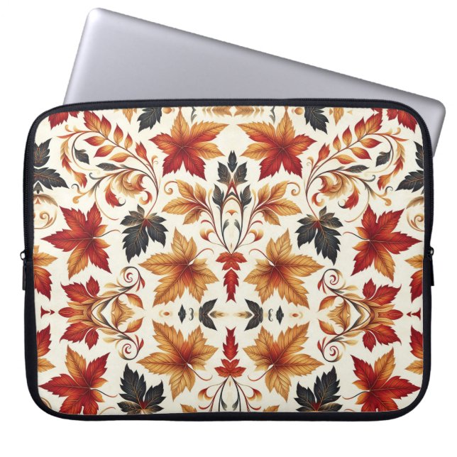 Capa Para Notebook Folhas de Outono (Frente)
