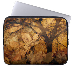 Capa Para Notebook Folhas Douradas e Castanhas Merritt Island, FL