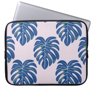 Capa Para Notebook Folhas Tropicais Fashionáveis Padrão Sem Costura