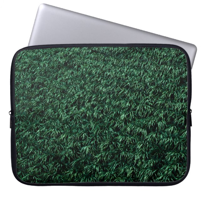 Capa Para Notebook Folhas verdes (Frente)