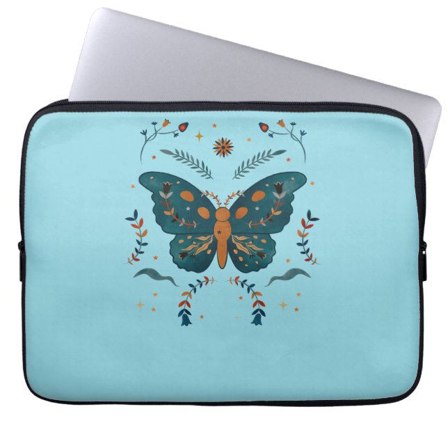 Capa Para Notebook Folk Butterfly Slim (Frente)