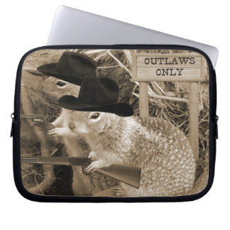 Capa Para Notebook Fora da lei do esquilo no oeste velho