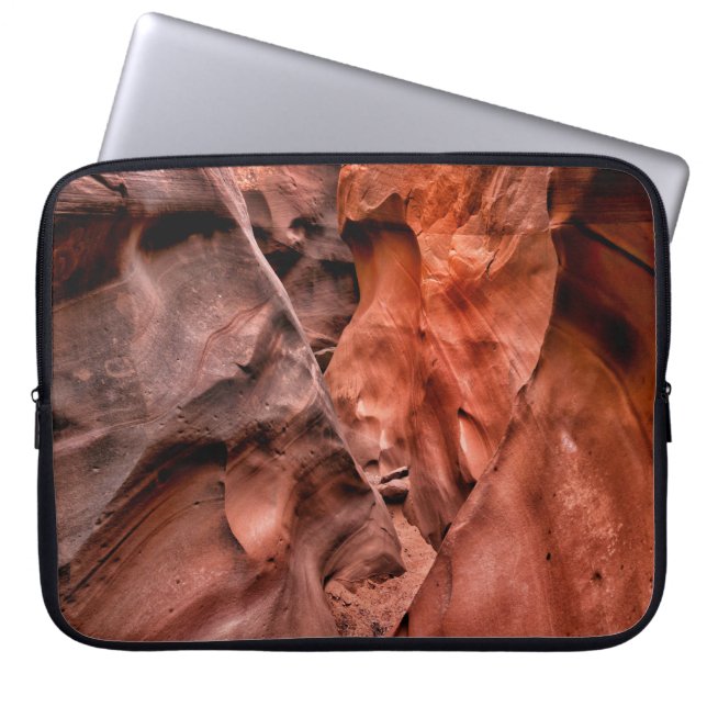 Capa Para Notebook Formações de rocha castanha (Frente)