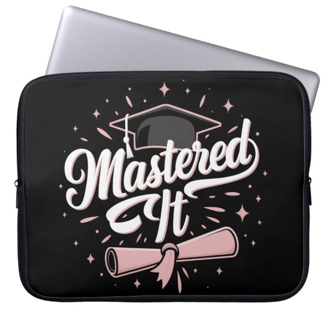 Capa Para Notebook Formado Mestrado Graduado MBA Graduação (Frente)