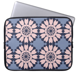 Capa Para Notebook Formas Geométricas: Padrão Decorativo Sem Olhos.