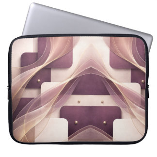 Capa Para Notebook Formas quadradas arte de IA 