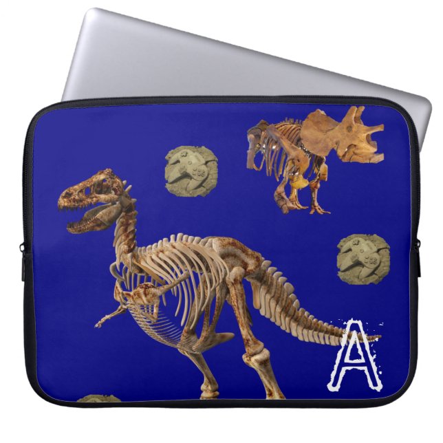 Capa Para Notebook Fósseis do Dinossauro bolsa de laptop (Frente)