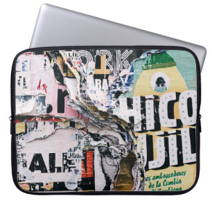 Capa Para Notebook Foto aproximada de papéis rasgados