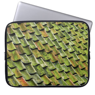Capa Para Notebook Foto aproximada do tejadilho verde