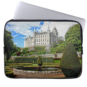 Capa Para Notebook Foto da arquitetura do castelo de Dunrobin