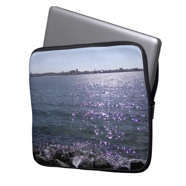 Capa Para Notebook Foto da Baía de San Diego/Ilha Coronado (Frente Esquerda)