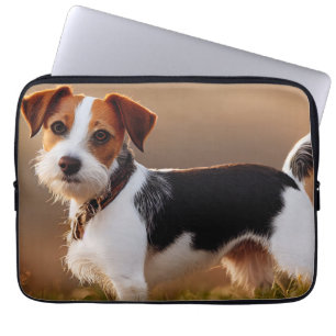Capa Para Notebook Foto de Cachorro Cachorro Russel Terrier