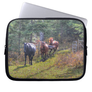 Capa Para Notebook Foto de Cavalo Equino Ranch