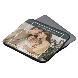 Capa Para Notebook Foto de Família Personalizada Nome da Família Pe