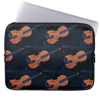 Capa Para Notebook Foto em Closeup de Violino