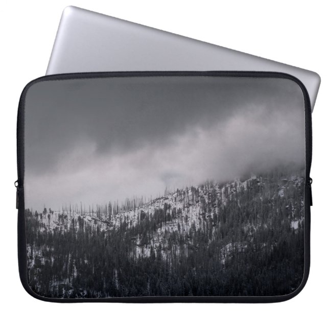 CAPA PARA NOTEBOOK FOTO GRAYSCALE DA ÁRVORE (Frente)
