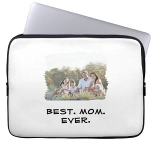 Capa Para Notebook Foto personalizada da família do melhor Dia de as 