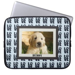 Capa Para Notebook Foto personalizada de impressão de Pata de Amor d