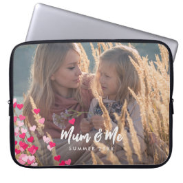 Capa Para Notebook Foto Personalizada Moderna Escrevendo Corações Ros