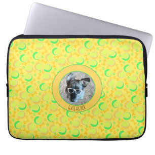 Capa Para Notebook Foto personalizada: Tênis Diversão Balls Dog Bon