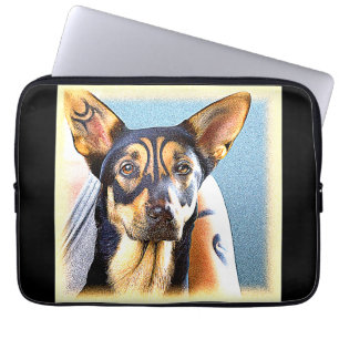 Capa Para Notebook Foto "Um Cachorro Gelado". Compre agora