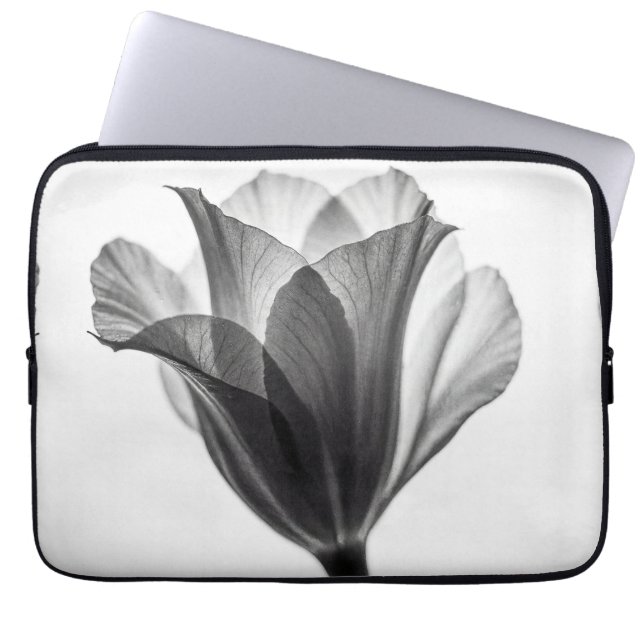 Capa Para Notebook Fotografia artística botânica monocromática (Frente)