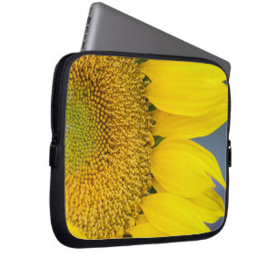Capa Para Notebook Fotografia ascendente próxima do girassol
