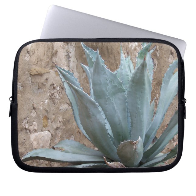 Capa Para Notebook Fotografia da planta Blue Agave da Missão Texas (Frente)