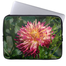 Capa Para Notebook Fotografia de Crisântemo Laranja, Flor Canadense