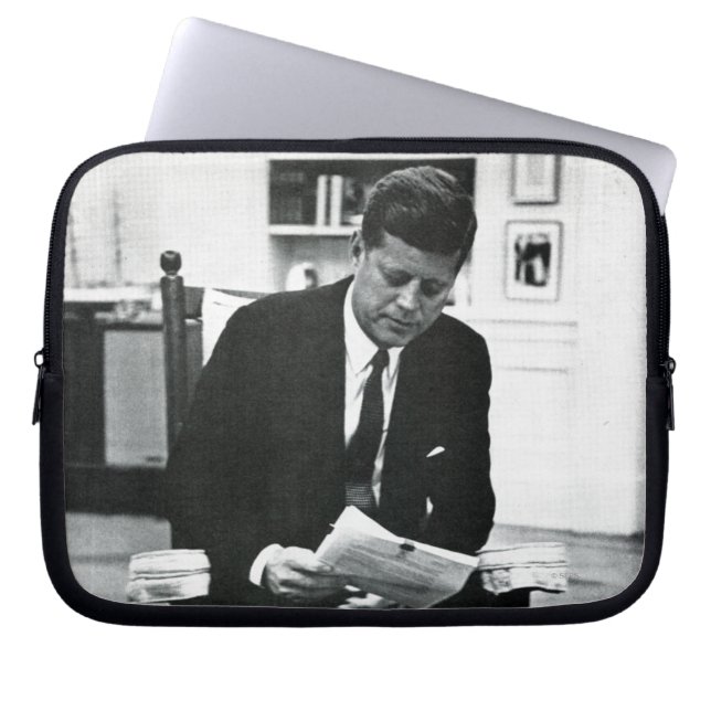 Capa Para Notebook Fotografia de John F. Kennedy 2 (Frente)