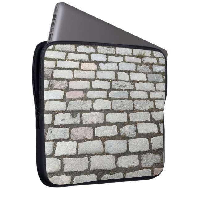Capa Para Notebook Fotografia do Caminho da Rua Cobblestone Brick (Frente Esquerda)