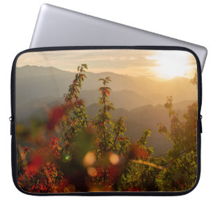 CAPA PARA NOTEBOOK FOTOGRAFIA NATUREZA DE ÁRVORES VERDES COM SOBREPO
