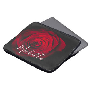 Capa Para Notebook Fotografia personalizada da colheita da rosa verme