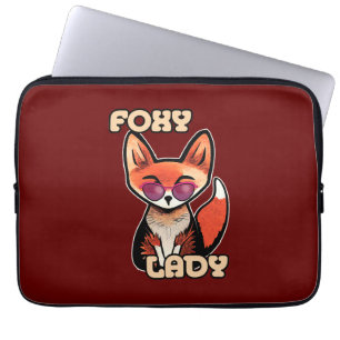 Capa Para Notebook Foxy Lady Raposa-branca