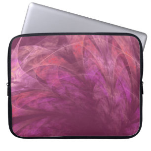 Capa Para Notebook Fractal de Petais Puros Transparentes do Bag eletr