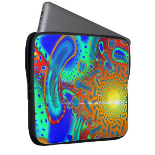 Capa Para Notebook Fractal de vidro Dichroic de SemiSonic 3D