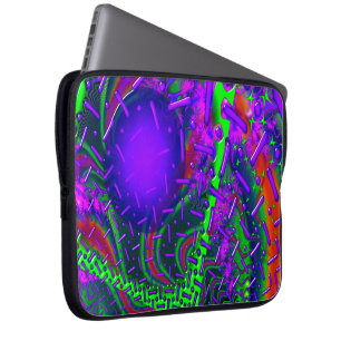 Capa Para Notebook Fractal do sistema ótico da ultrapassagem 3D