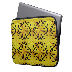 Capa Para Notebook Fragmento Solar abstrato Geométrico