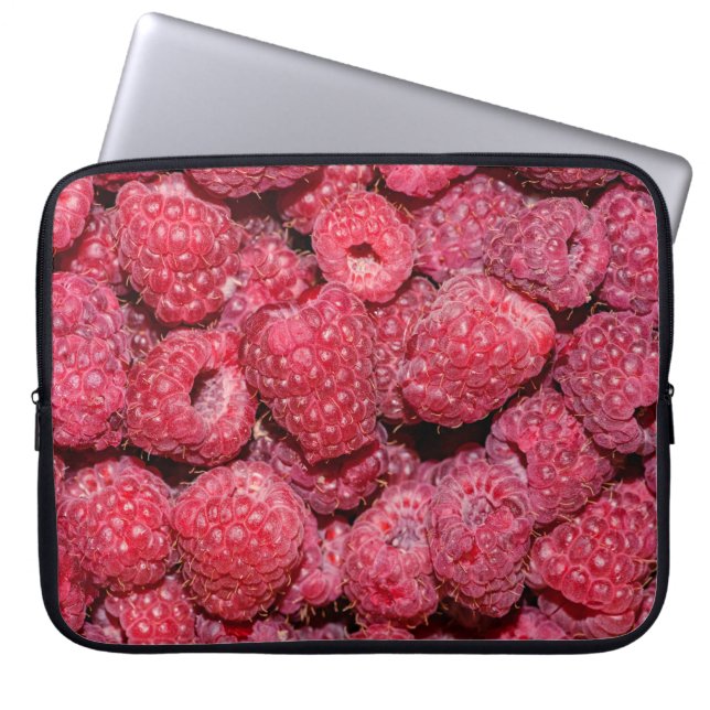 Capa Para Notebook Framboesas (Frente)